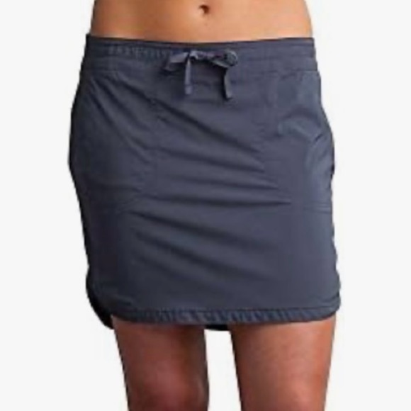 ExOfficio Black Travel Skirt with Drawstring Waist – Size [4] - Picture 1 of 6